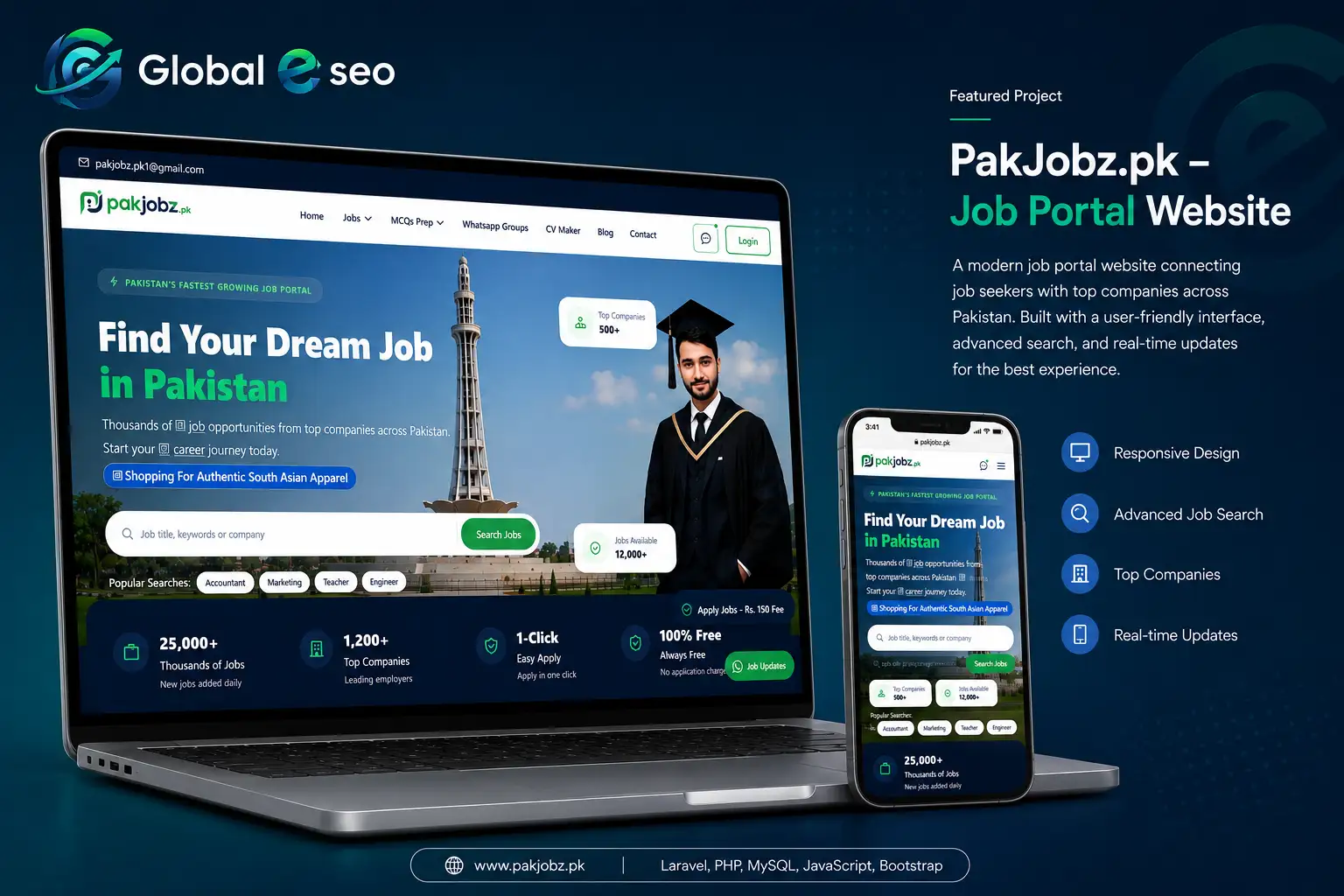 PakJobz.pk – Laravel-Based Job Portal & Career Platform